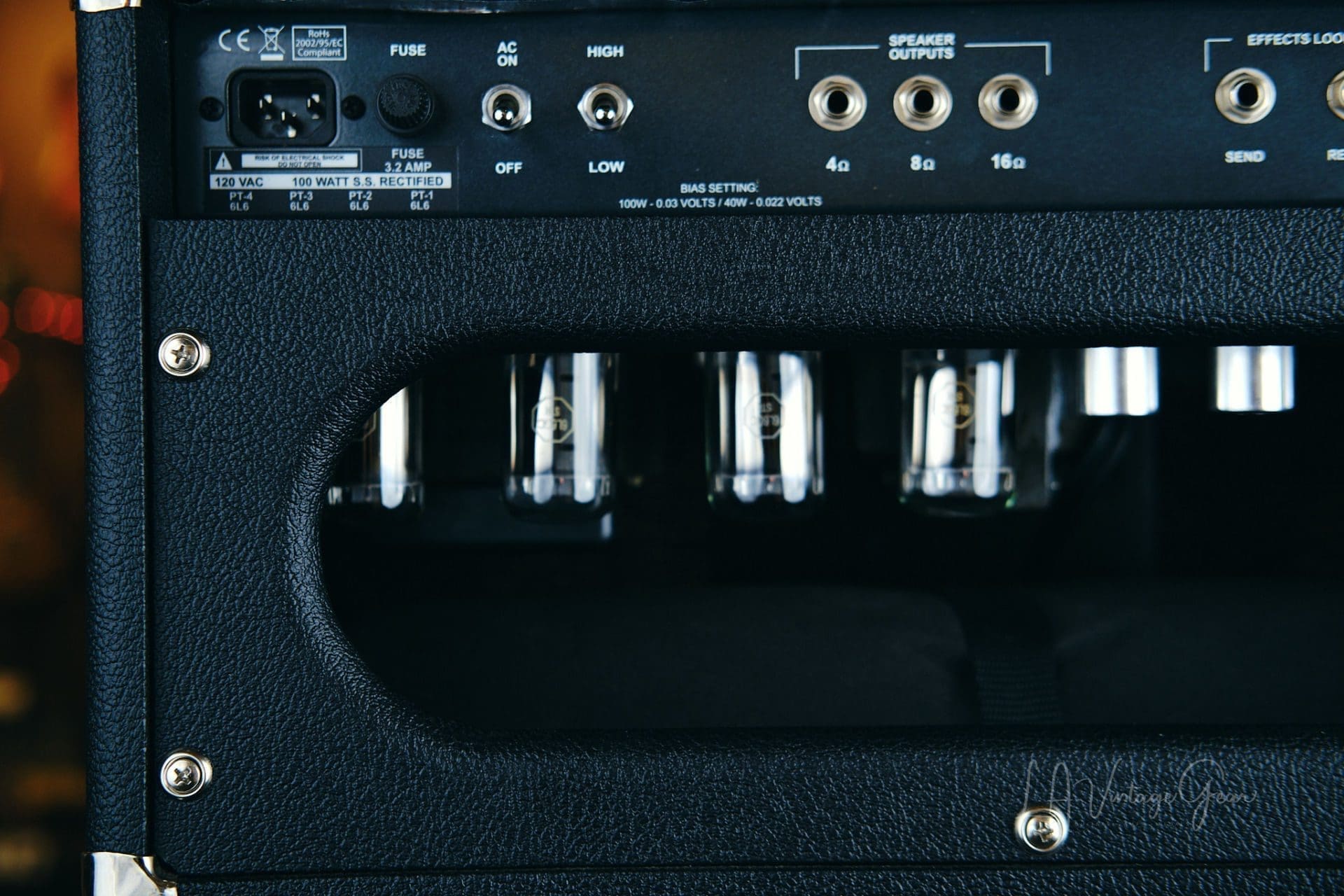 Two Rock Traditional Clean 100 Watt Head & 2x12 Cab-Black Sparkle Matrix Finish-Gently Used in Excellent Condition! - Image 12