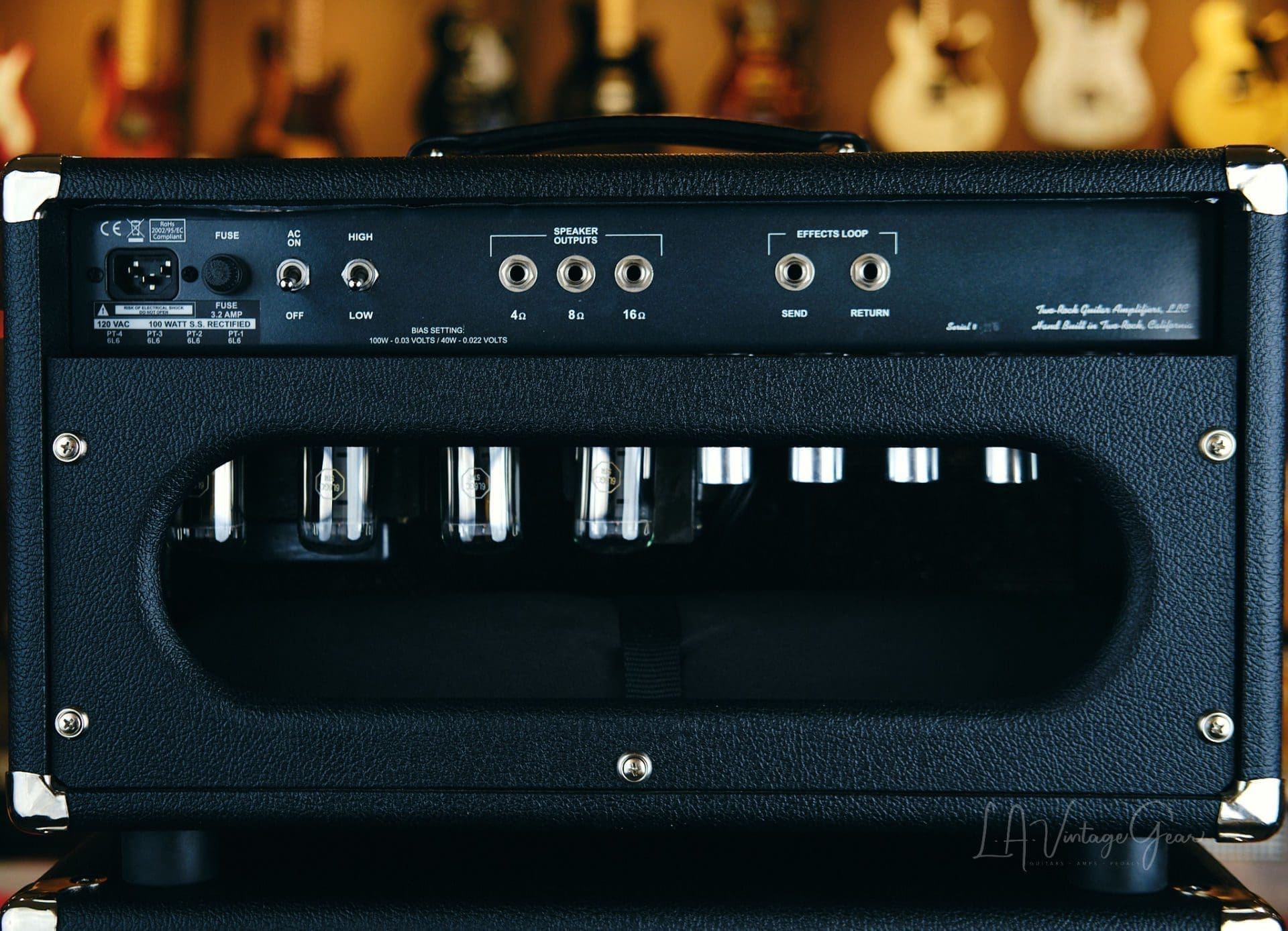 Two Rock Traditional Clean 100 Watt Head & 2x12 Cab-Black Sparkle Matrix Finish-Gently Used in Excellent Condition! - Image 10