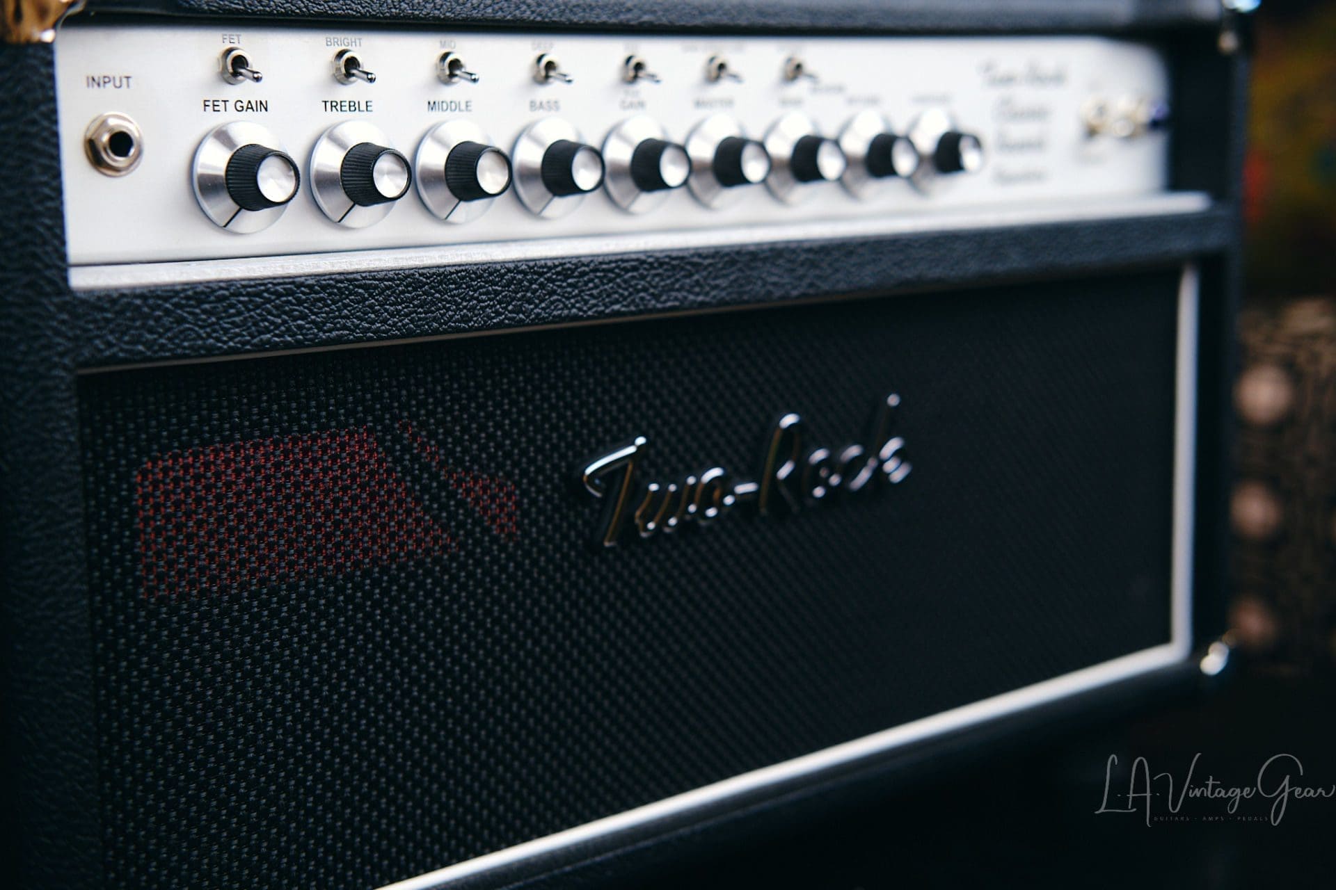(SOLD) Two Rock Classic Reverb Head - Silver Chassis & Black Bronco Tolex Finish! In Excellent Condition! - Image 7
