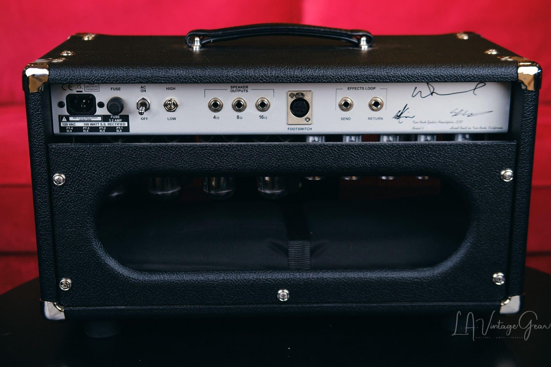 (SOLD) Two Rock Classic Reverb Head - Silver Chassis & Black Bronco Tolex Finish! In Excellent Condition! - Image 8