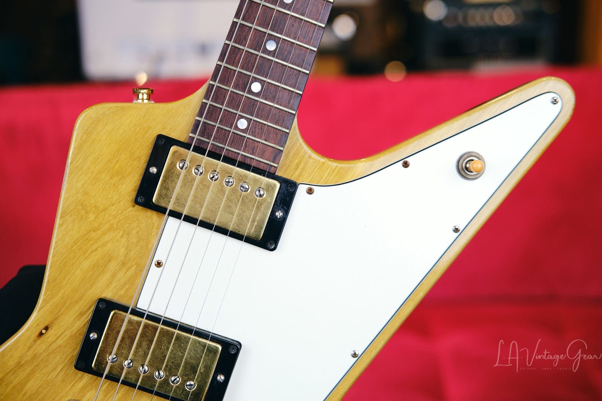 Banker '58 Spec "Excalibur" Electric Guitar 2019 - Relic'd Korina Body & Brazillian Rosewood Fretboard! Serial #46! - Image 2