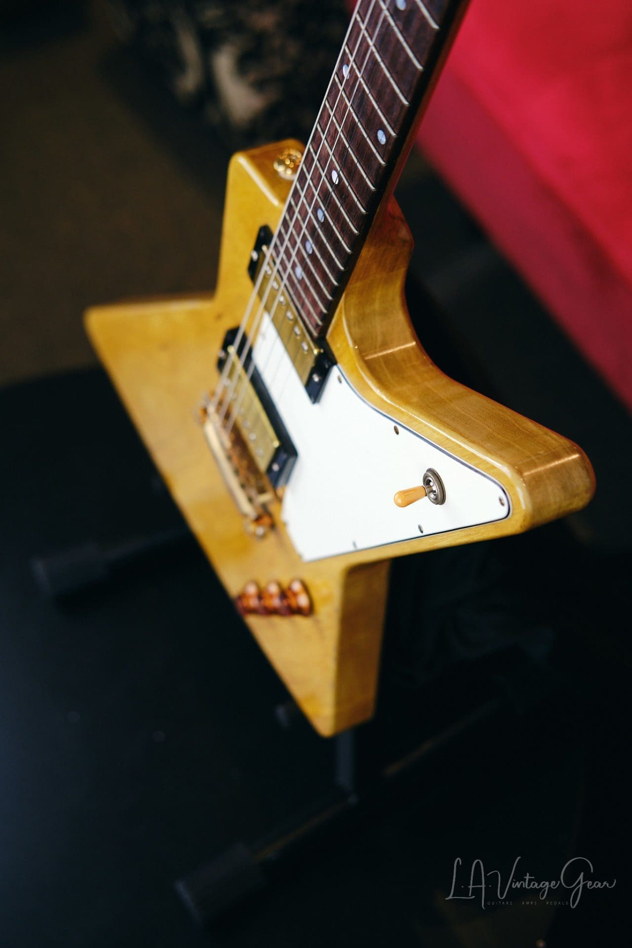 Banker '58 Spec "Excalibur" Electric Guitar 2019 - Relic'd Korina Body & Brazillian Rosewood Fretboard! Serial #46! - Image 13