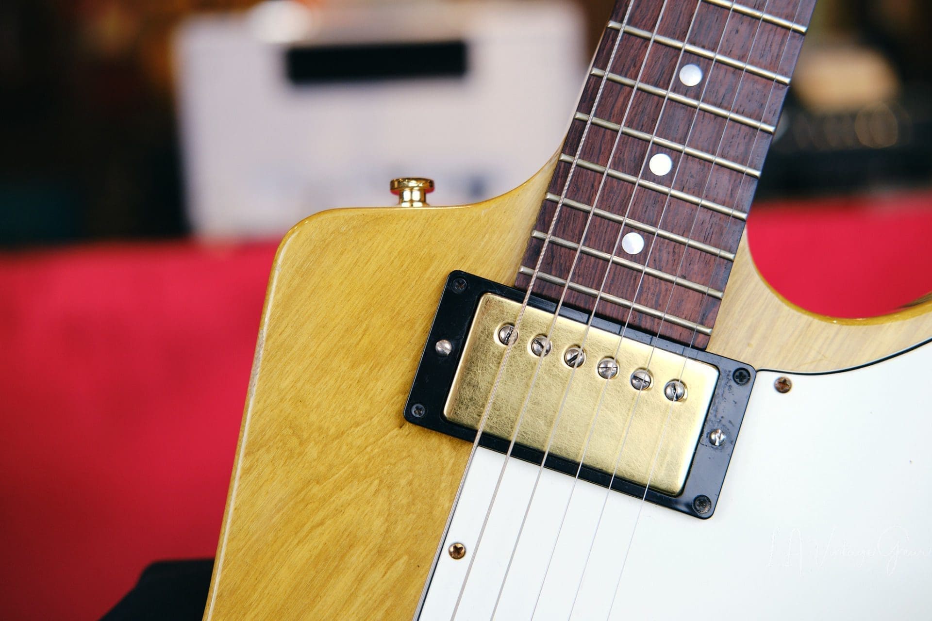 Banker '58 Spec "Excalibur" Electric Guitar 2019 - Relic'd Korina Body & Brazillian Rosewood Fretboard! Serial #46! - Image 3