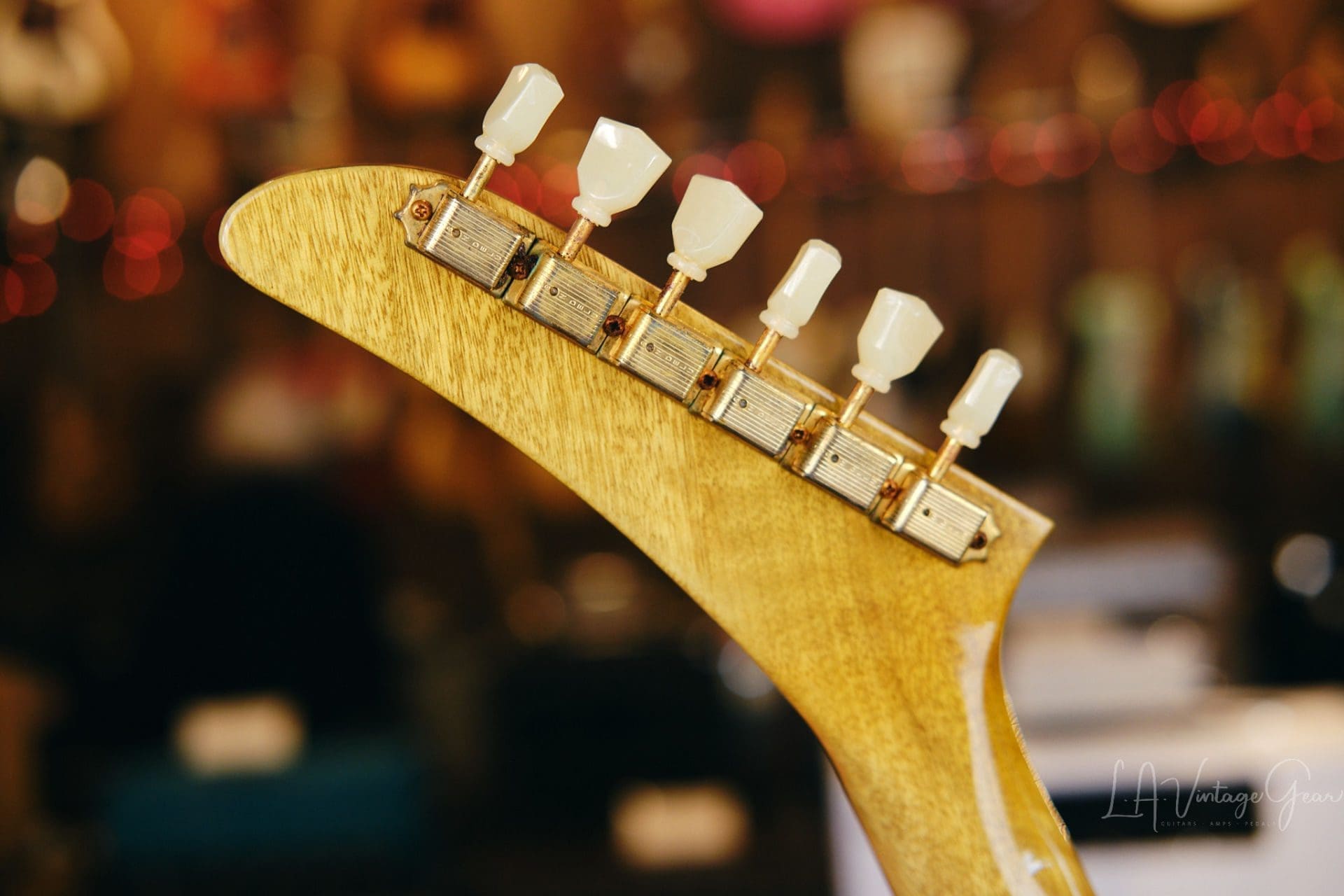 Banker '58 Spec "Excalibur" Electric Guitar 2019 - Relic'd Korina Body & Brazillian Rosewood Fretboard! Serial #46! - Image 20