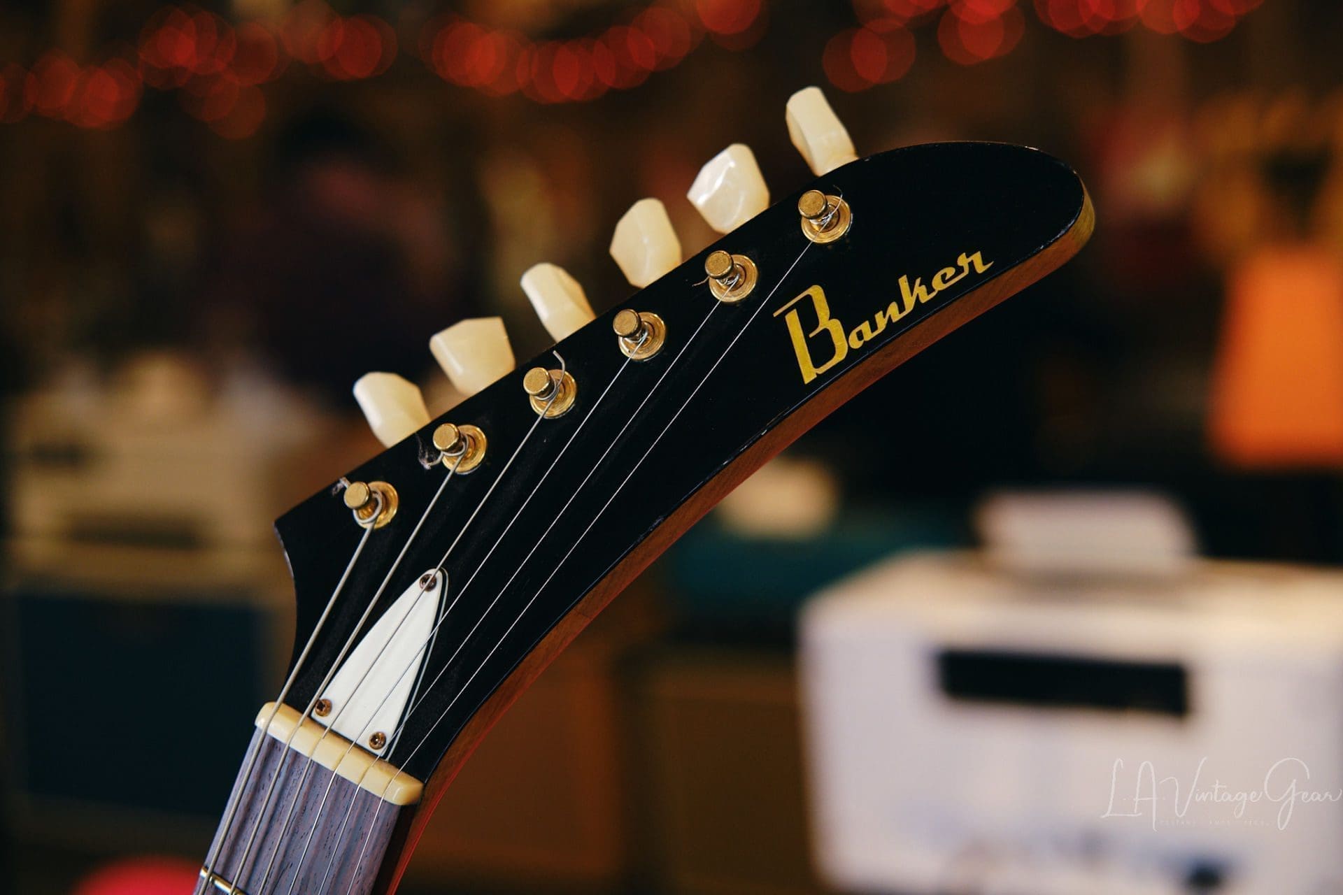 Banker '58 Spec "Excalibur" Electric Guitar 2019 - Relic'd Korina Body & Brazillian Rosewood Fretboard! Serial #46! - Image 8