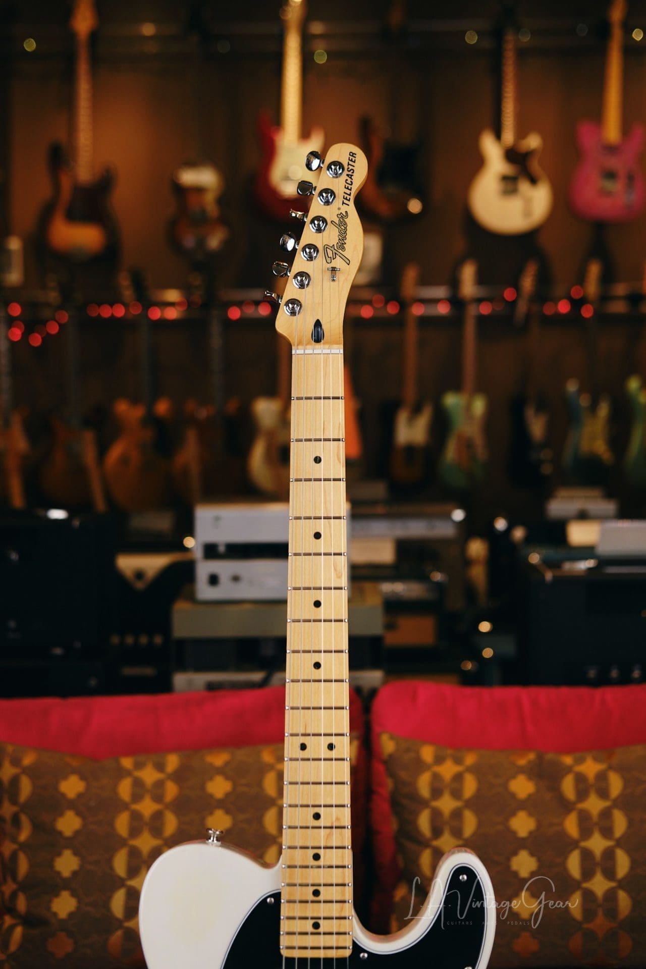 Fender Deluxe Nashville Telecaster Electric Guitar - Blonde Blackguard with Noisless Pickups! - Image 11