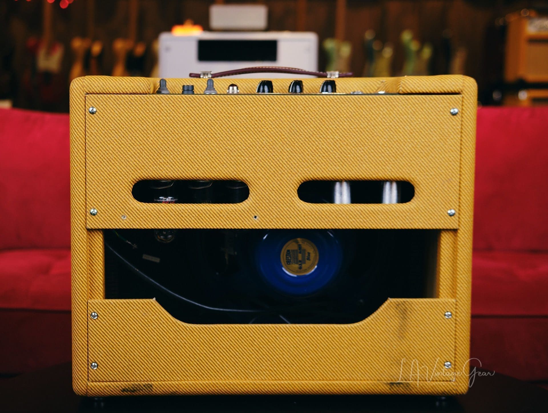 Fender '57 Tweed Custom Deluxe Reissue 12W 1x12 Combo - Comes With a Cover! - Image 14