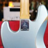 Fender 60th Anniversary Road Worn Jazz Bass In A  Firemist Silver Finish – Pau Ferro Fretboard Mid 60’s C Neck Profile!