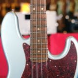 Fender 60th Anniversary Road Worn Jazz Bass In A  Firemist Silver Finish – Pau Ferro Fretboard Mid 60’s C Neck Profile!