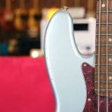 Fender 60th Anniversary Road Worn Jazz Bass In A  Firemist Silver Finish – Pau Ferro Fretboard Mid 60’s C Neck Profile!