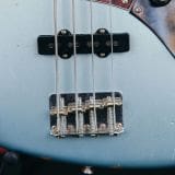 Fender 60th Anniversary Road Worn Jazz Bass In A  Firemist Silver Finish – Pau Ferro Fretboard Mid 60’s C Neck Profile!