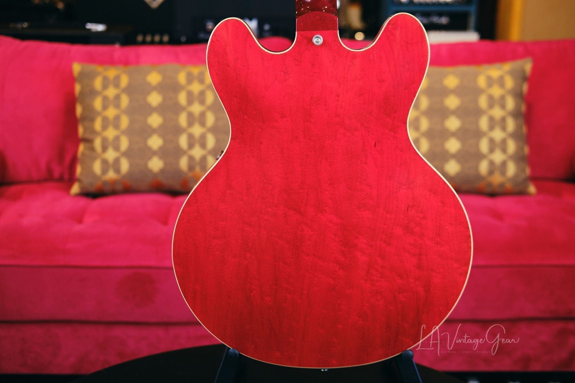 Josh Williams 'Mockingbird' JWG267 Semi-Hollowbody Electric Guitar-Cherry Red Finish & Bloombucker Pickups! - Image 11