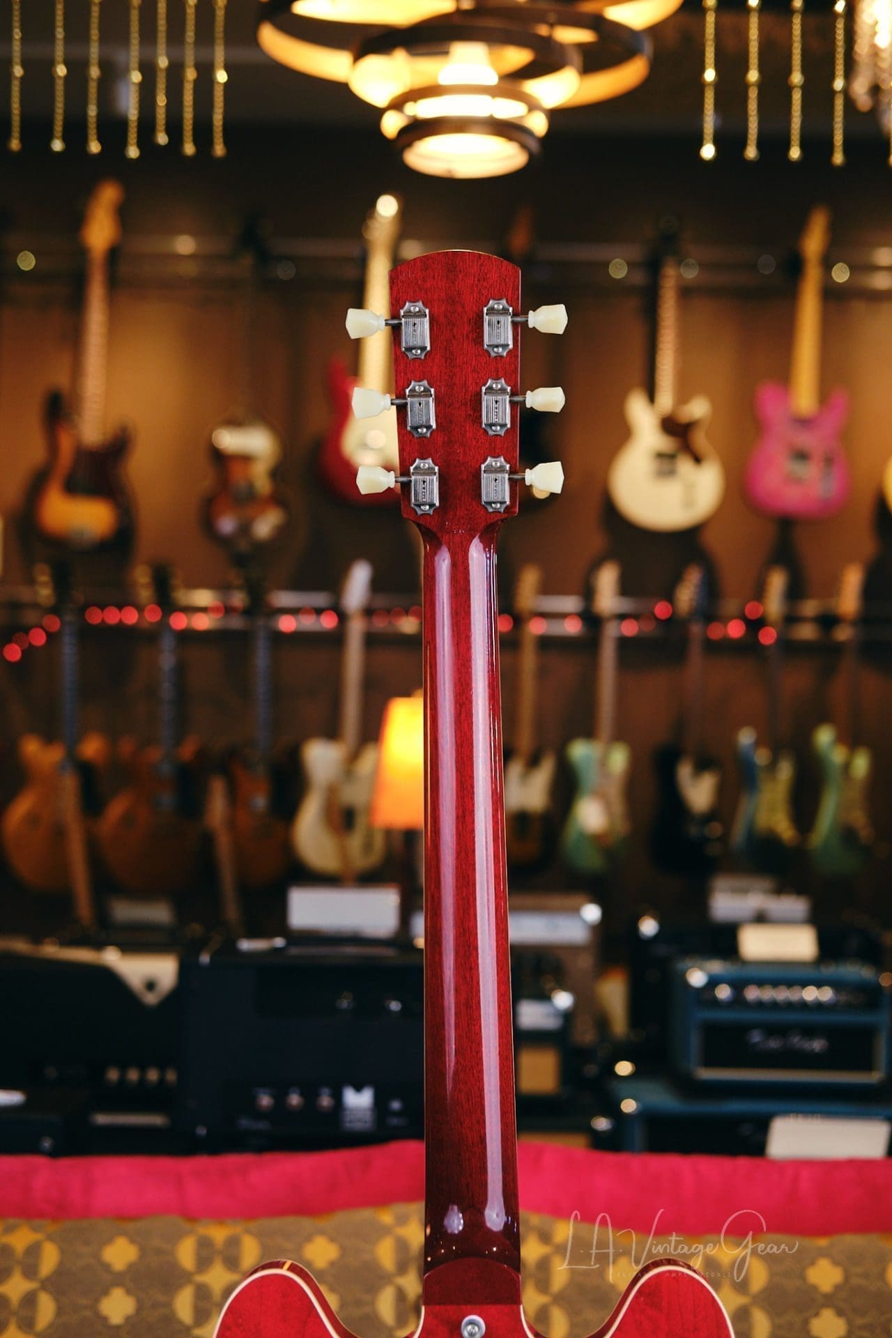 Josh Williams 'Mockingbird' JWG267 Semi-Hollowbody Electric Guitar-Cherry Red Finish & Bloombucker Pickups! - Image 16