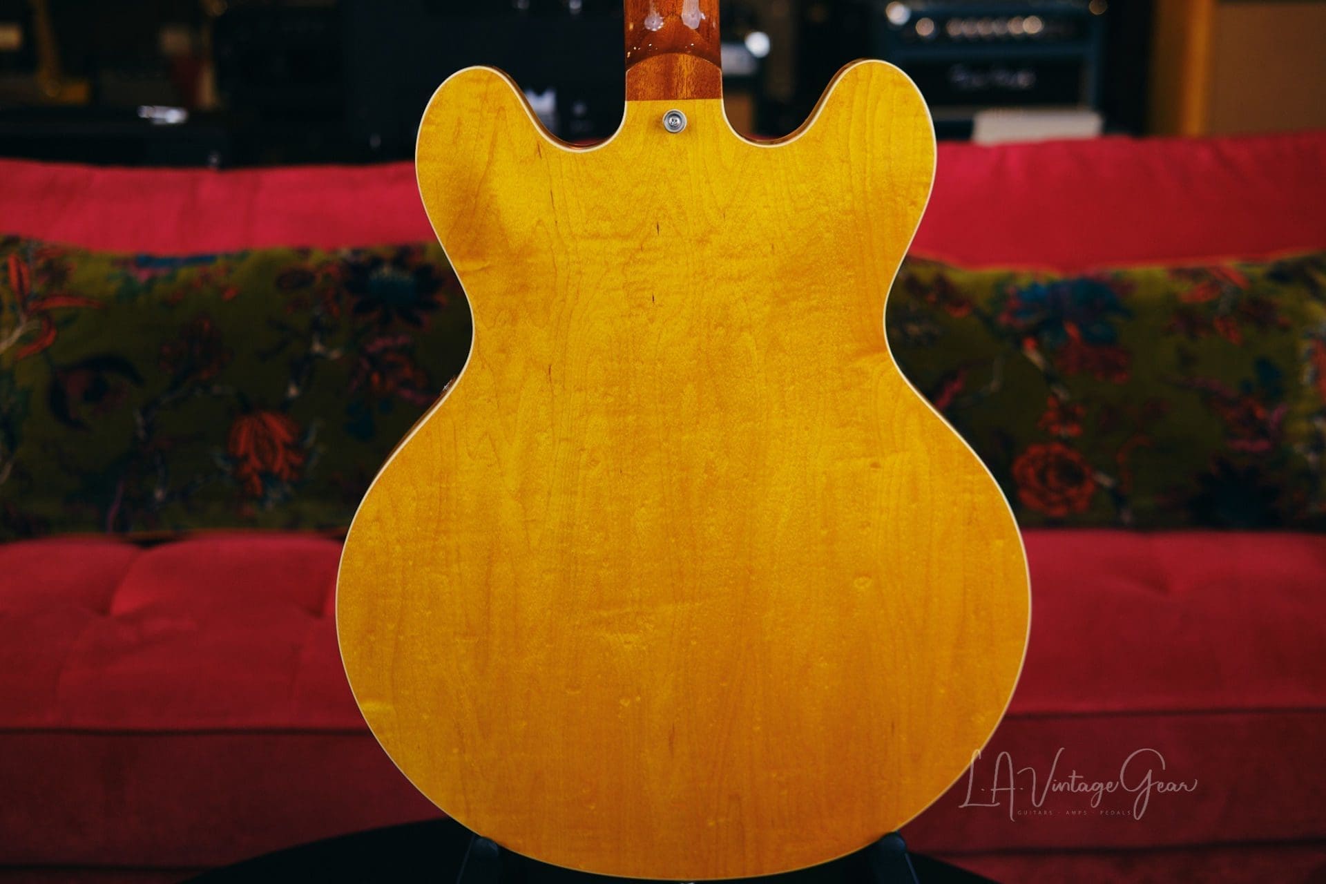 Josh Williams 'Mockingbird' JWG270 Semi-Hollowbody Electric Guitar-Vintage Natural Finish & Bloombucker Pickups! - Image 12