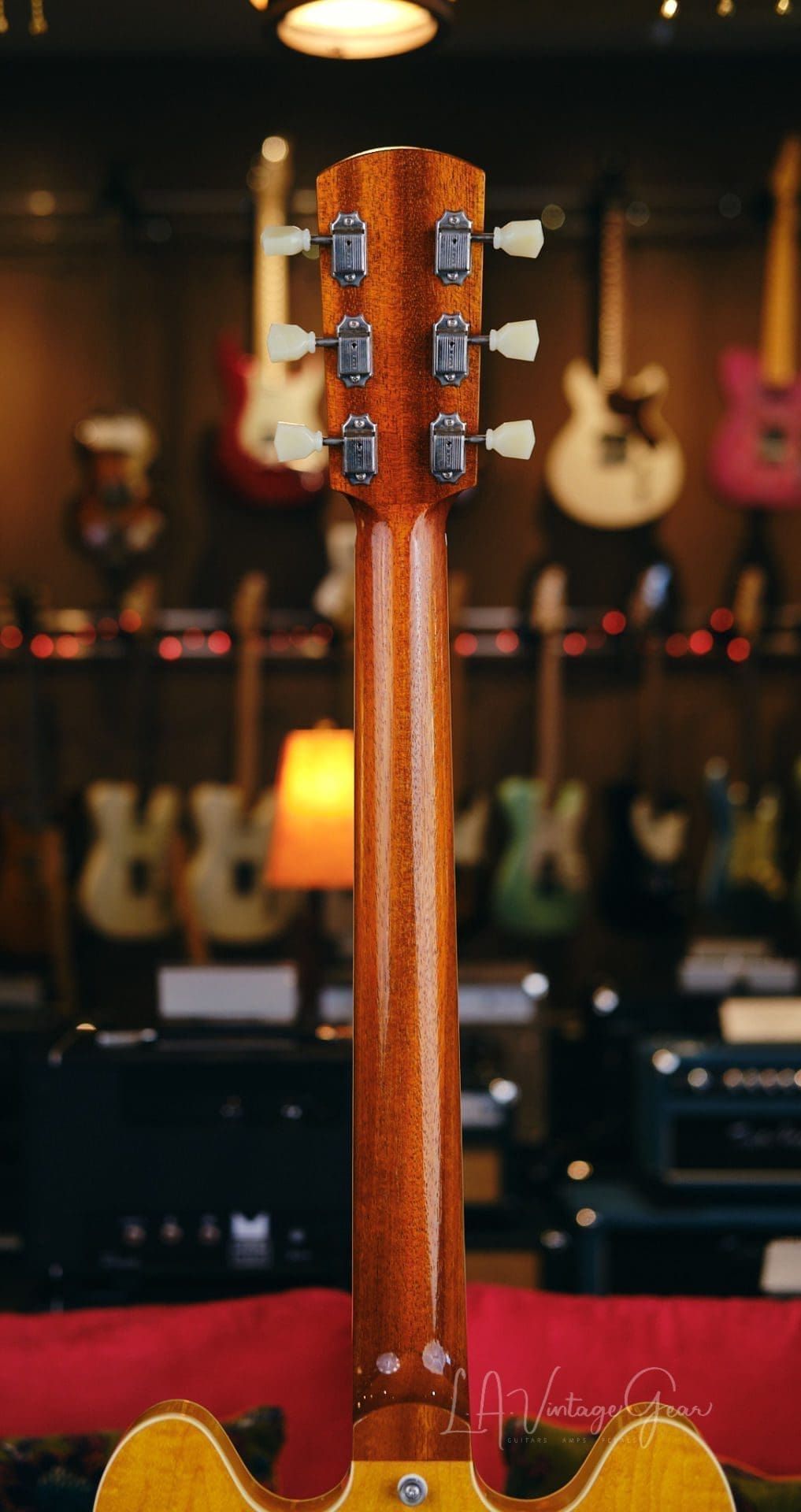 Josh Williams 'Mockingbird' JWG270 Semi-Hollowbody Electric Guitar-Vintage Natural Finish & Bloombucker Pickups! - Image 16