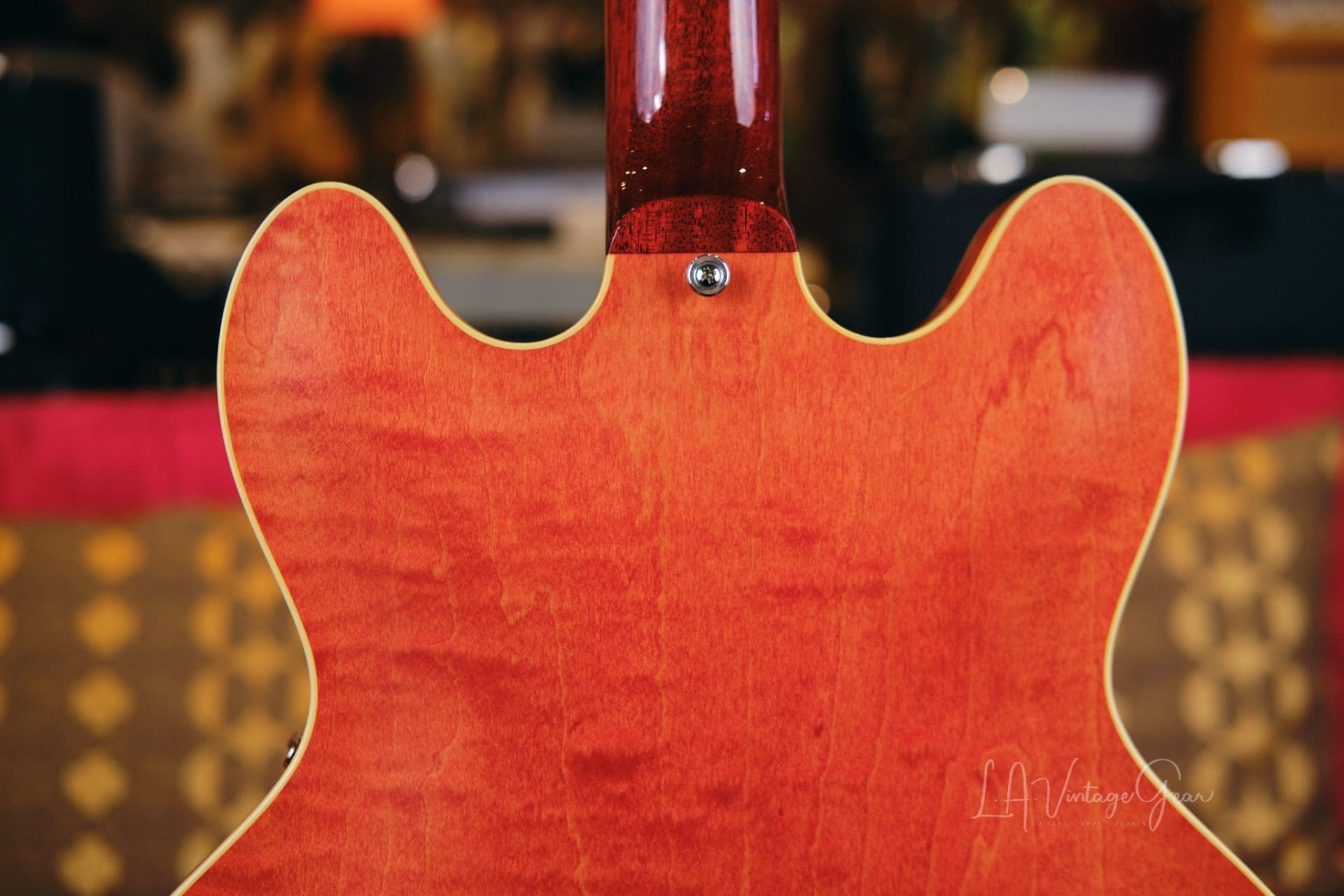 Gibson ES-335 Semi-Hollowbody '64 Historic Reissue Electric Guitar (2021) - Watermelon Red Finish - Image 10