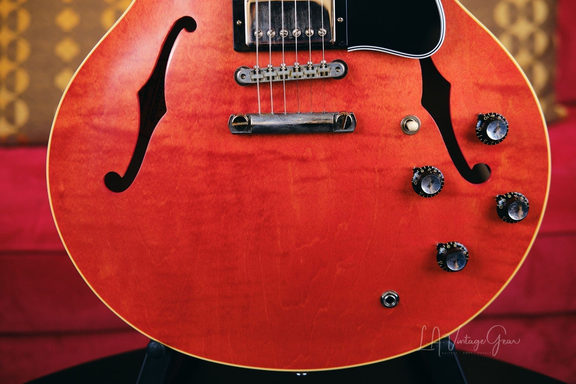 Gibson ES-335 Semi-Hollowbody '64 Historic Reissue Electric Guitar (2021) - Watermelon Red Finish - Image 22