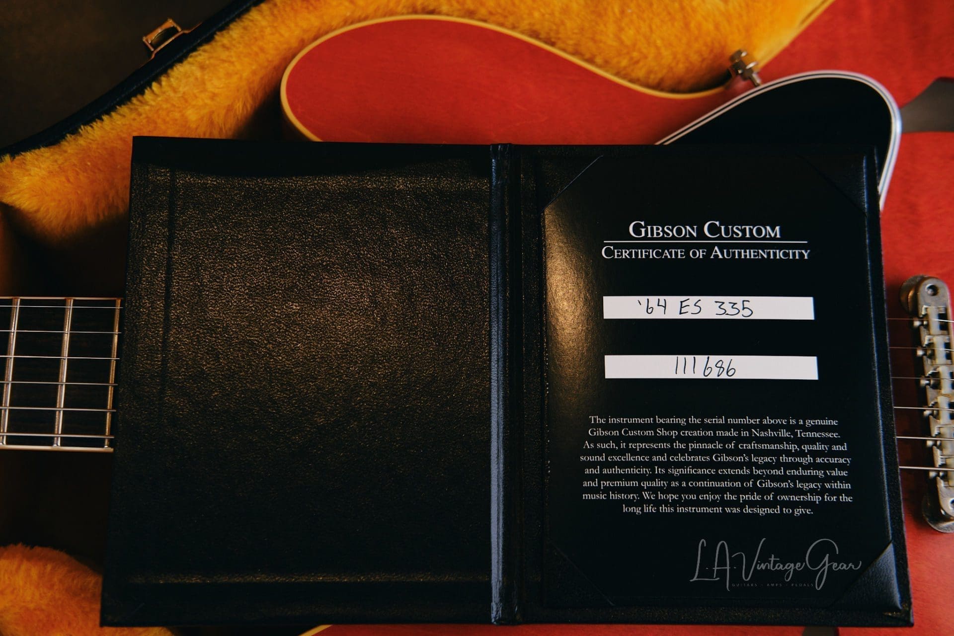 Gibson ES-335 Semi-Hollowbody '64 Historic Reissue Electric Guitar (2021) - Watermelon Red Finish - Image 26