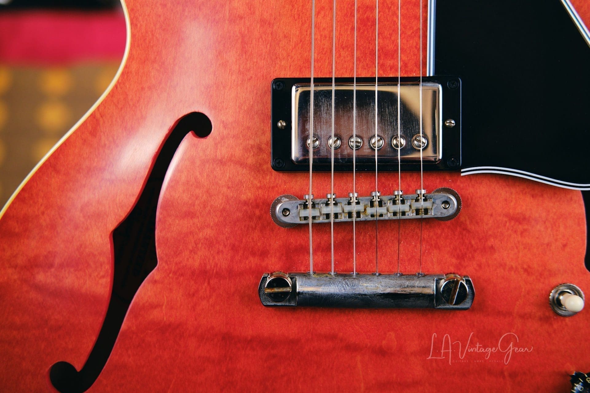 Gibson ES-335 Semi-Hollowbody '64 Historic Reissue Electric Guitar (2021) - Watermelon Red Finish - Image 19