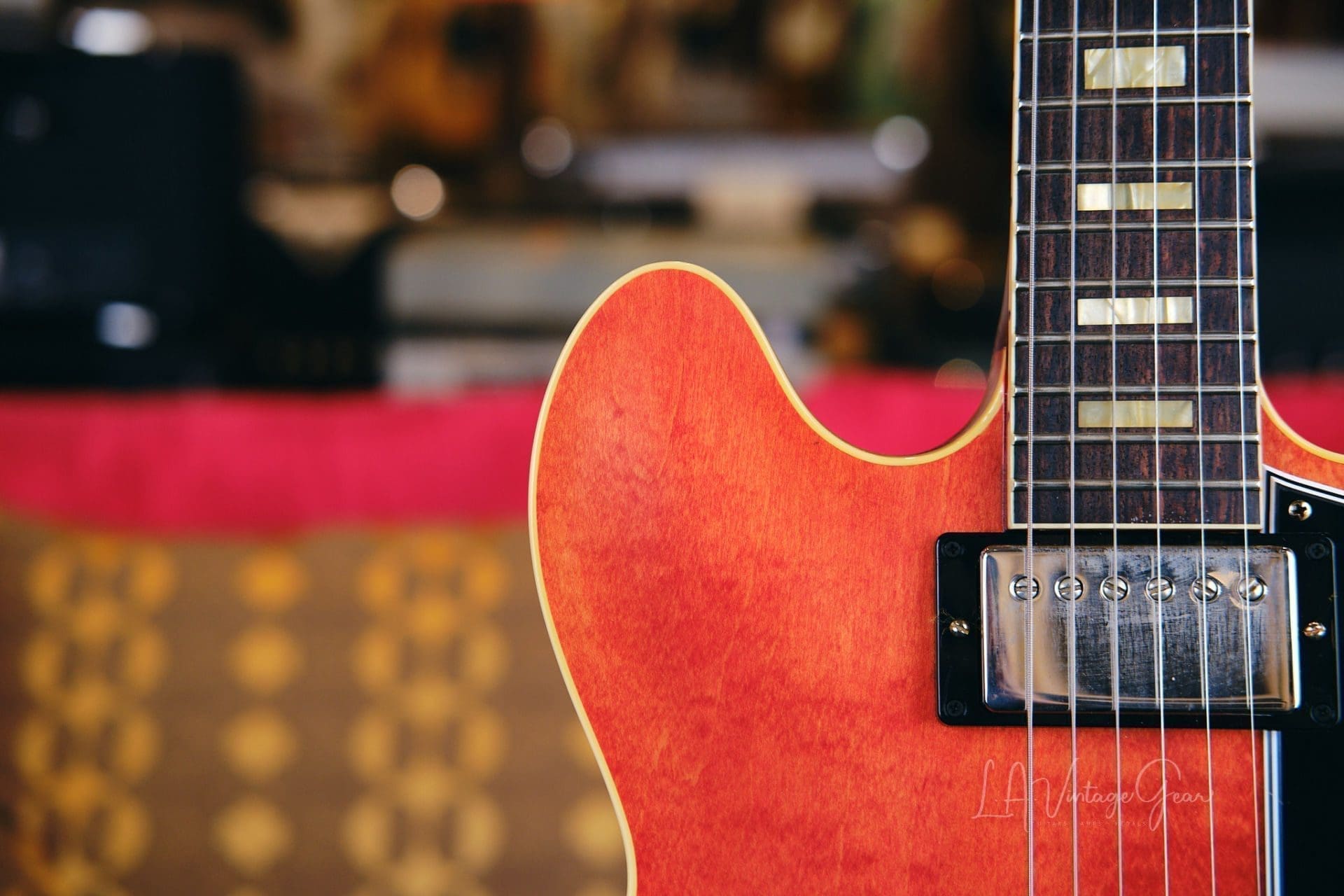 Gibson ES-335 Semi-Hollowbody '64 Historic Reissue Electric Guitar (2021) - Watermelon Red Finish - Image 18