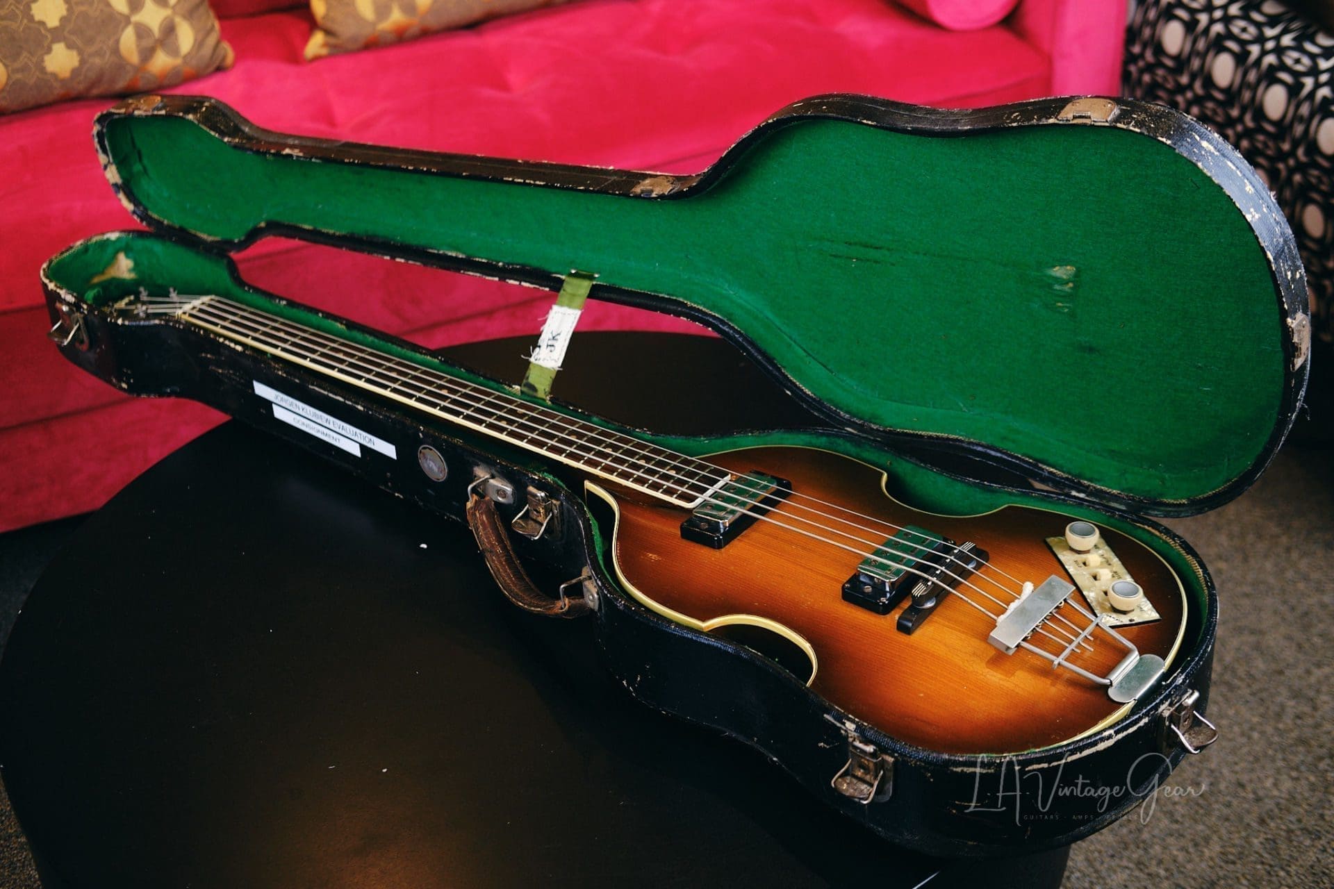 Hofner 1964-65 Vintage 500/1 Violin Bass Guitar - Beatle Bass! - Image 23