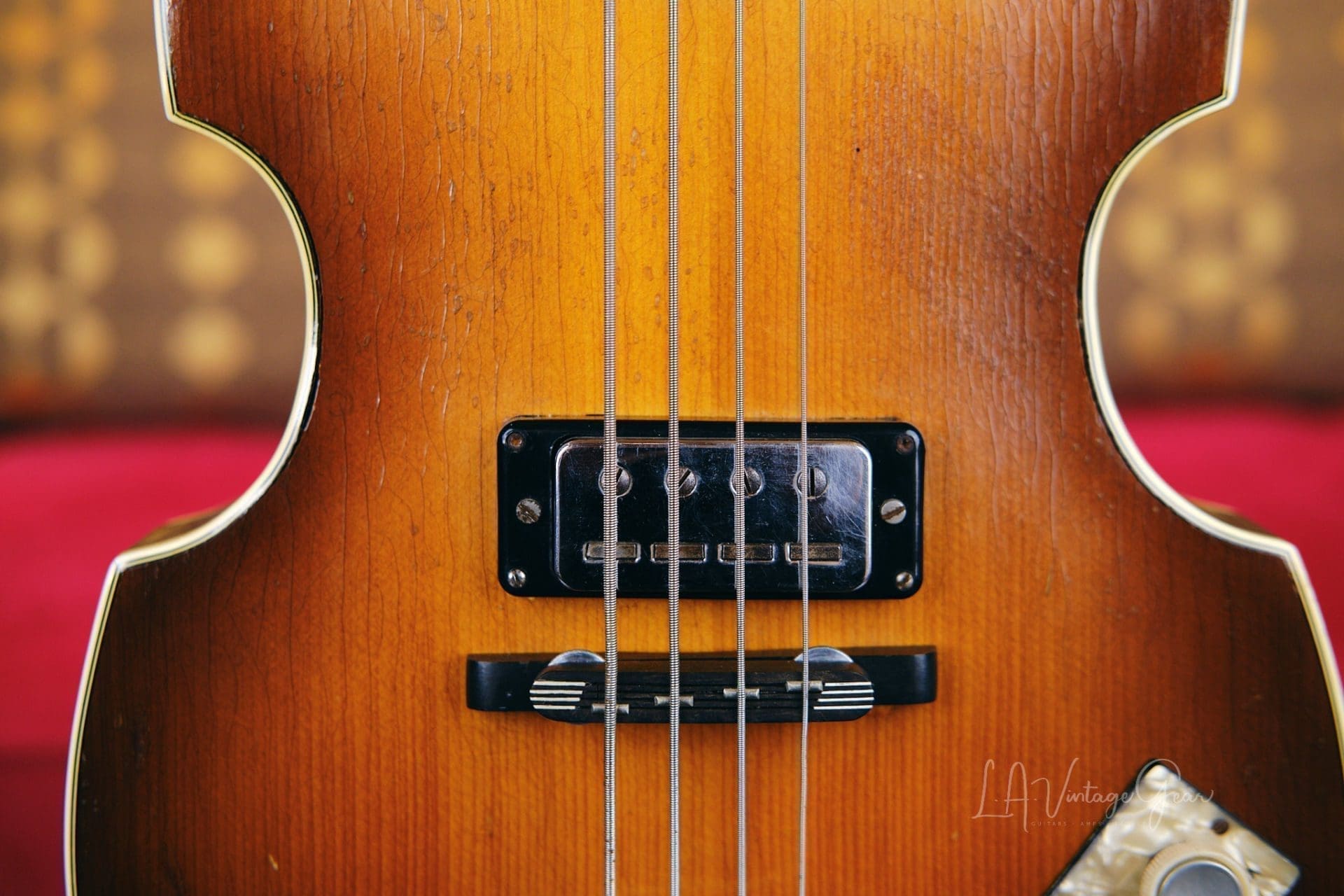 Hofner 1964-65 Vintage 500/1 Violin Bass Guitar - Beatle Bass! - Image 4