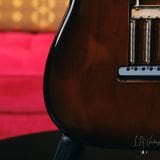 Rutters ‘Koacaster’ Custom S-Style Electric Guitar – Koa Top, Brazilian Rosewood Fingerboard & Budz Pickups!