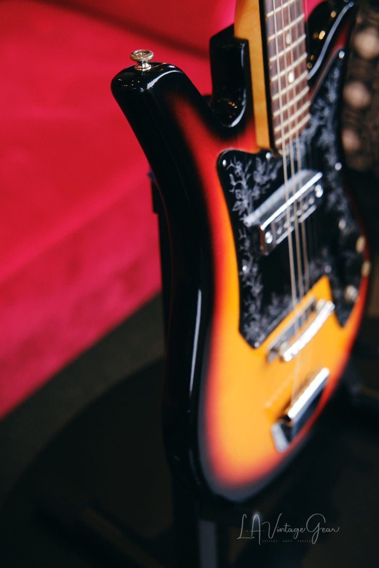 Teisco Tulip E-110 1960s Sunburst Made in Japan MIJ - Image 12