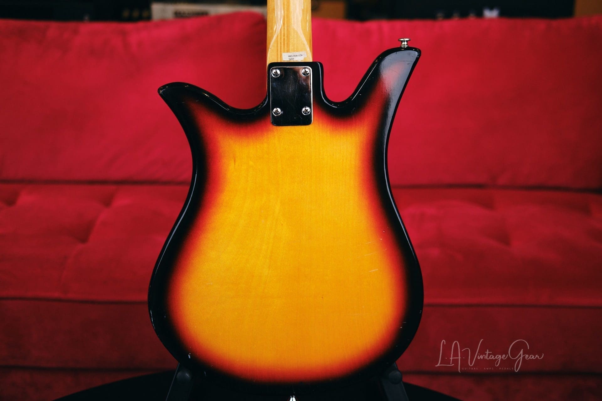 Teisco Tulip E-110 1960s Sunburst Made in Japan MIJ - Image 13