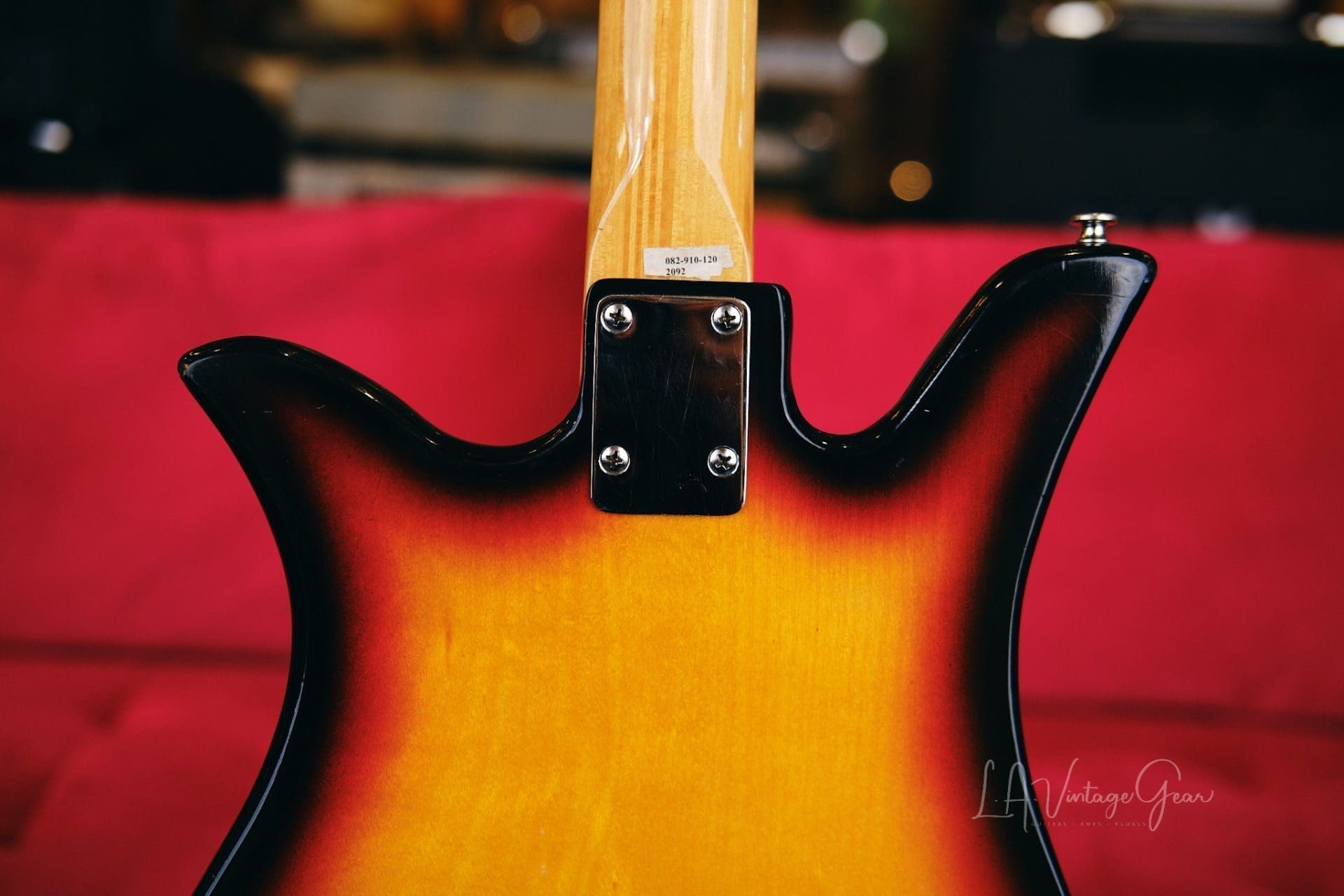 Teisco Tulip E-110 1960s Sunburst Made in Japan MIJ - Image 14