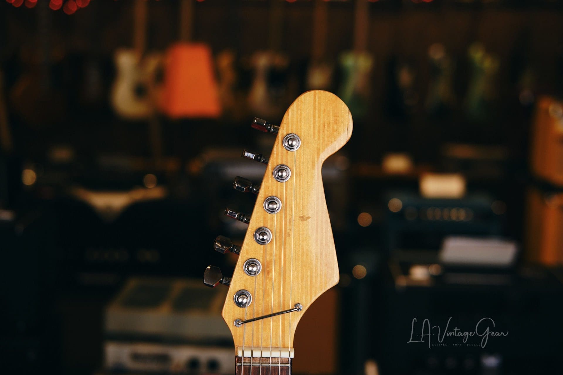 Teisco Tulip E-110 1960s Sunburst Made in Japan MIJ - Image 10