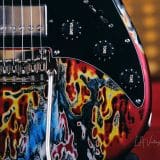 James Tyler ‘Burning Water’ Finish Electric Guitar 2023-with Bare Wood Arm Contour-Brand New In Stock!