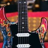 James Tyler ‘Burning Water’ Finish Electric Guitar 2023-with Bare Wood Arm Contour-Brand New In Stock!