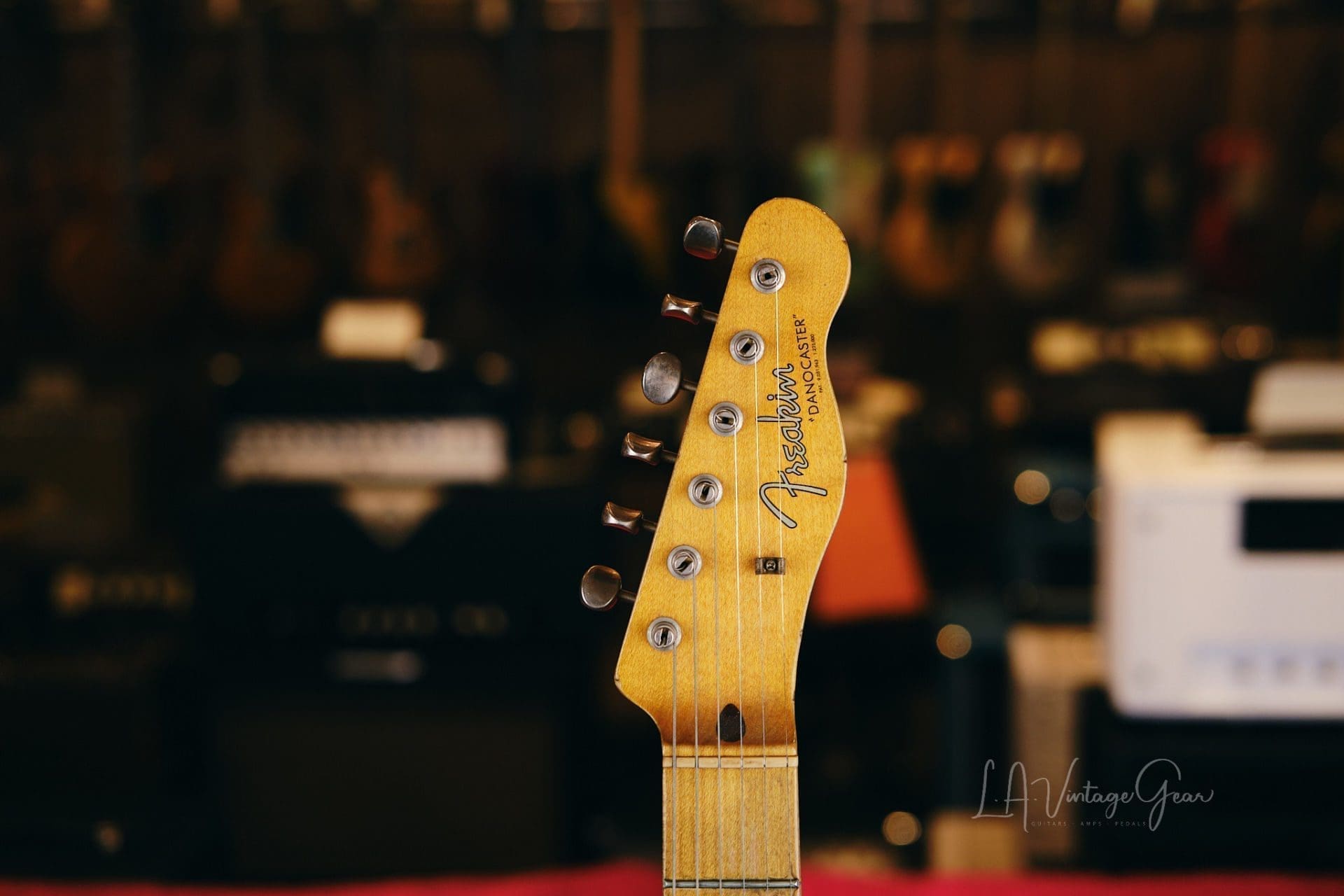 Danocaster Single Cut Electric Guitar - Seafoam Green Finish & Lollar Pickups! - Image 13