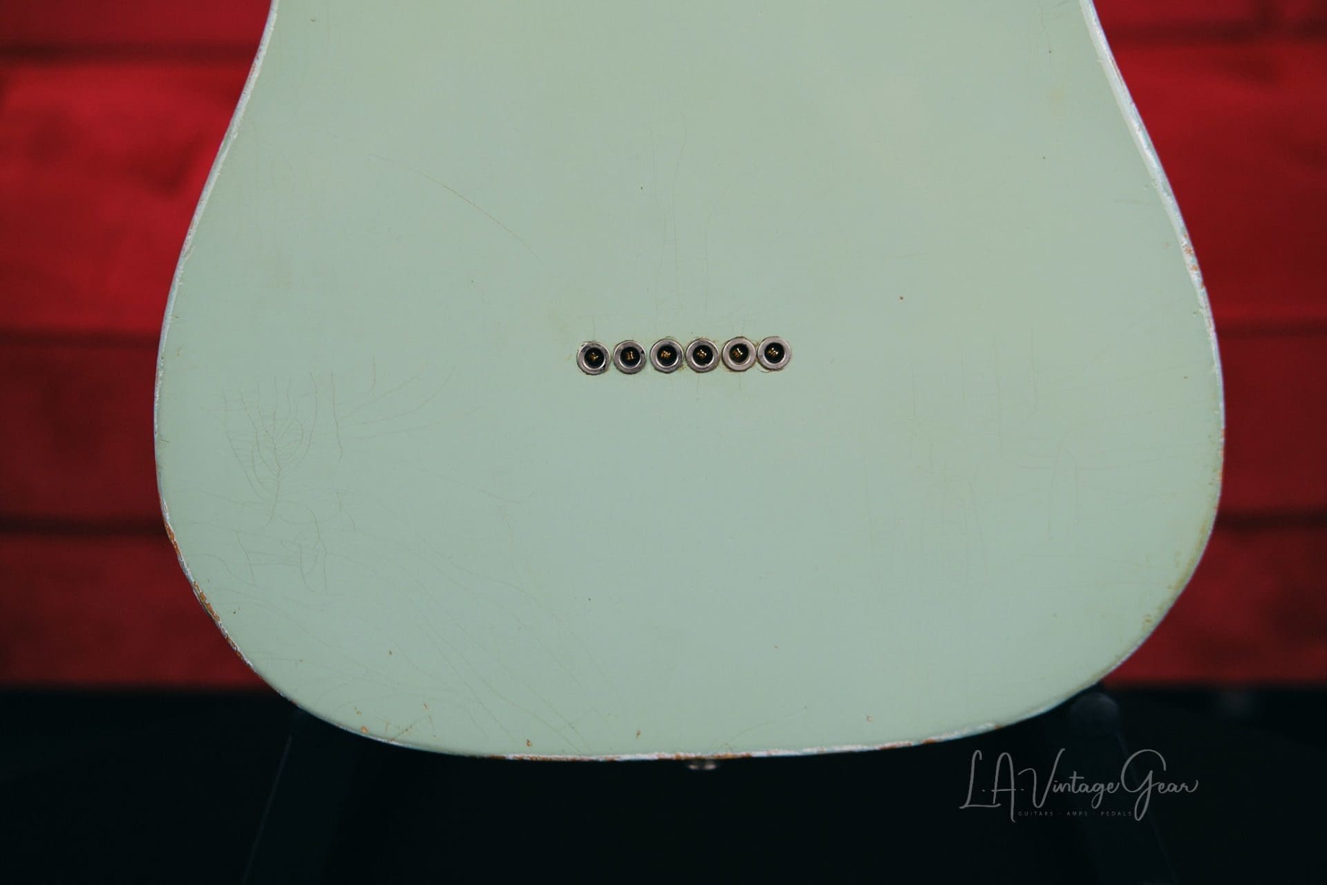 Danocaster Single Cut Electric Guitar - Seafoam Green Finish & Lollar Pickups! - Image 17