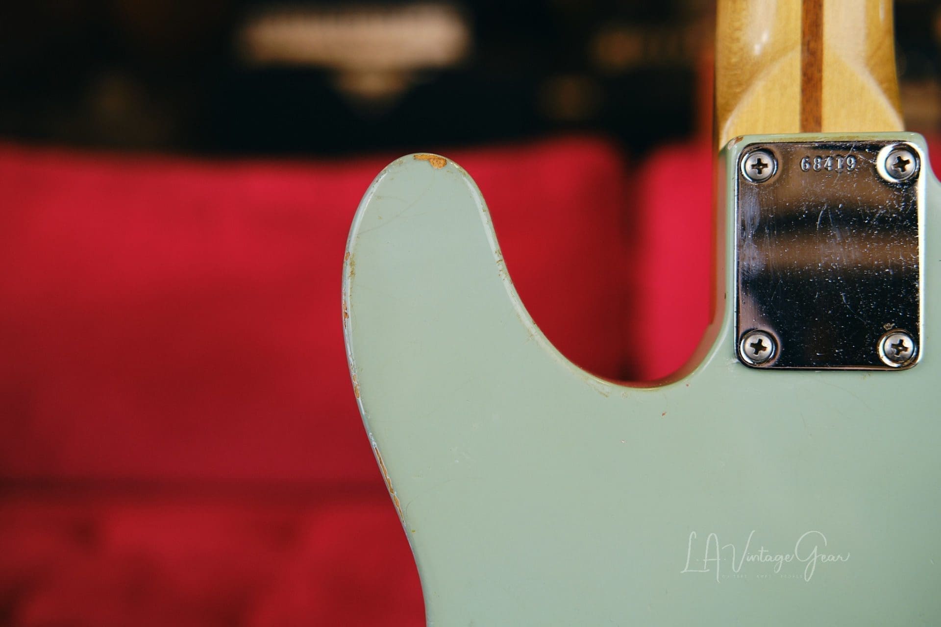 Danocaster Single Cut Electric Guitar - Seafoam Green Finish & Lollar Pickups! - Image 18