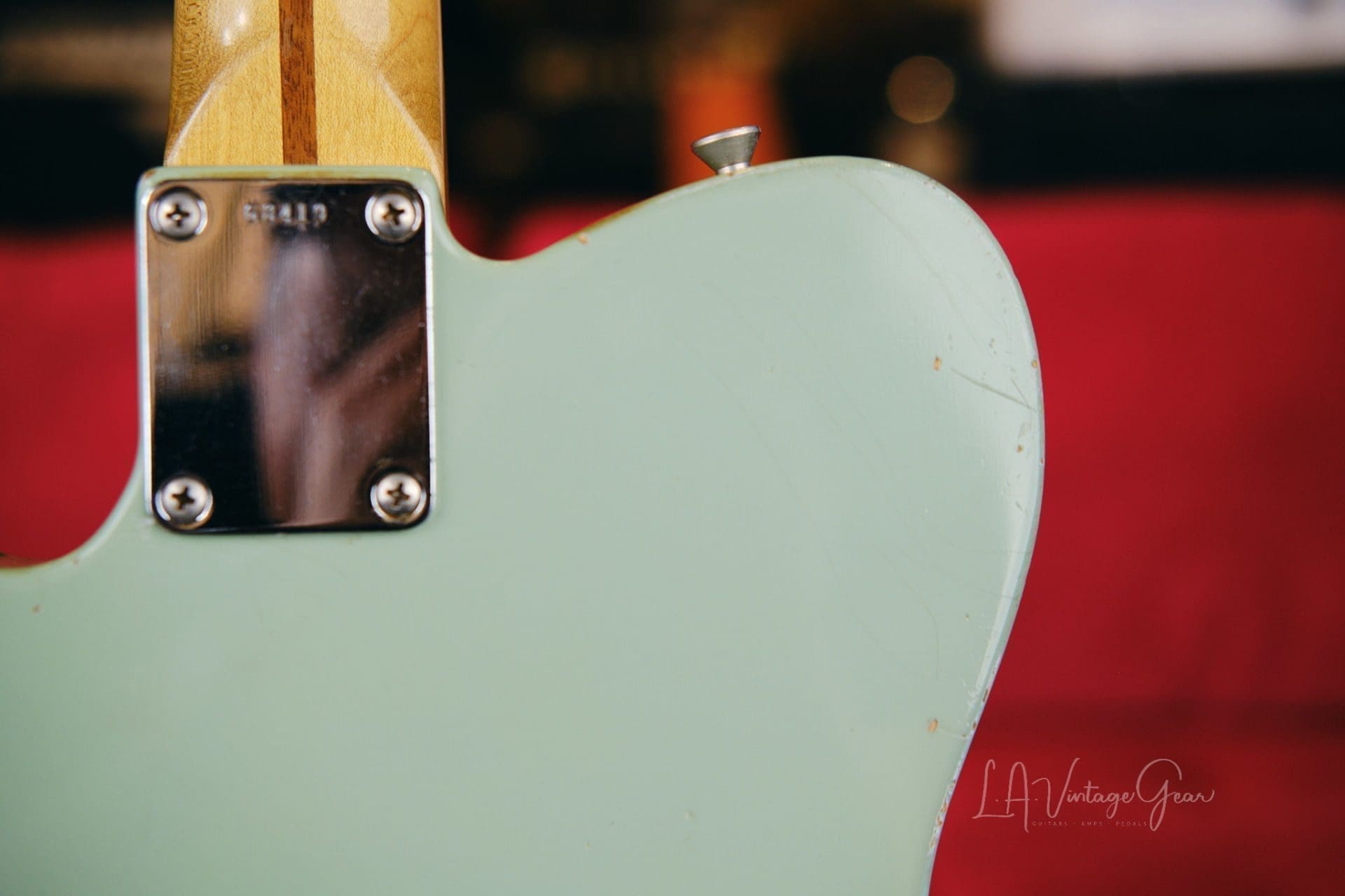 Danocaster Single Cut Electric Guitar - Seafoam Green Finish & Lollar Pickups! - Image 19