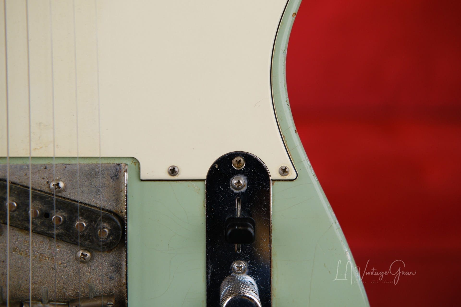 Danocaster Single Cut Electric Guitar - Seafoam Green Finish & Lollar Pickups! - Image 8