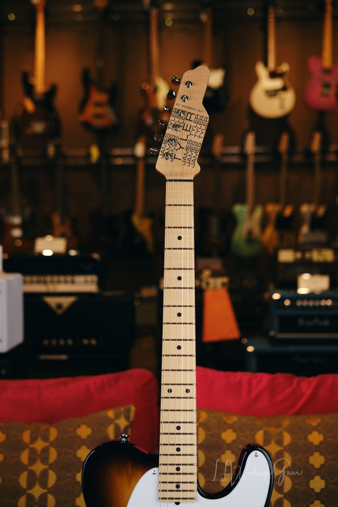 James Tyler "TYLERBASTAR" T-Style Electric Guitar - 2 Tone Sunburst! Just In & Brand New! - Image 9