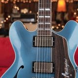 Josh Williams ‘Mockingbird’ JWG273 Semi-Hollowbody Electric Guitar-Pelham Blue Finish & Bloombucker Pickups!