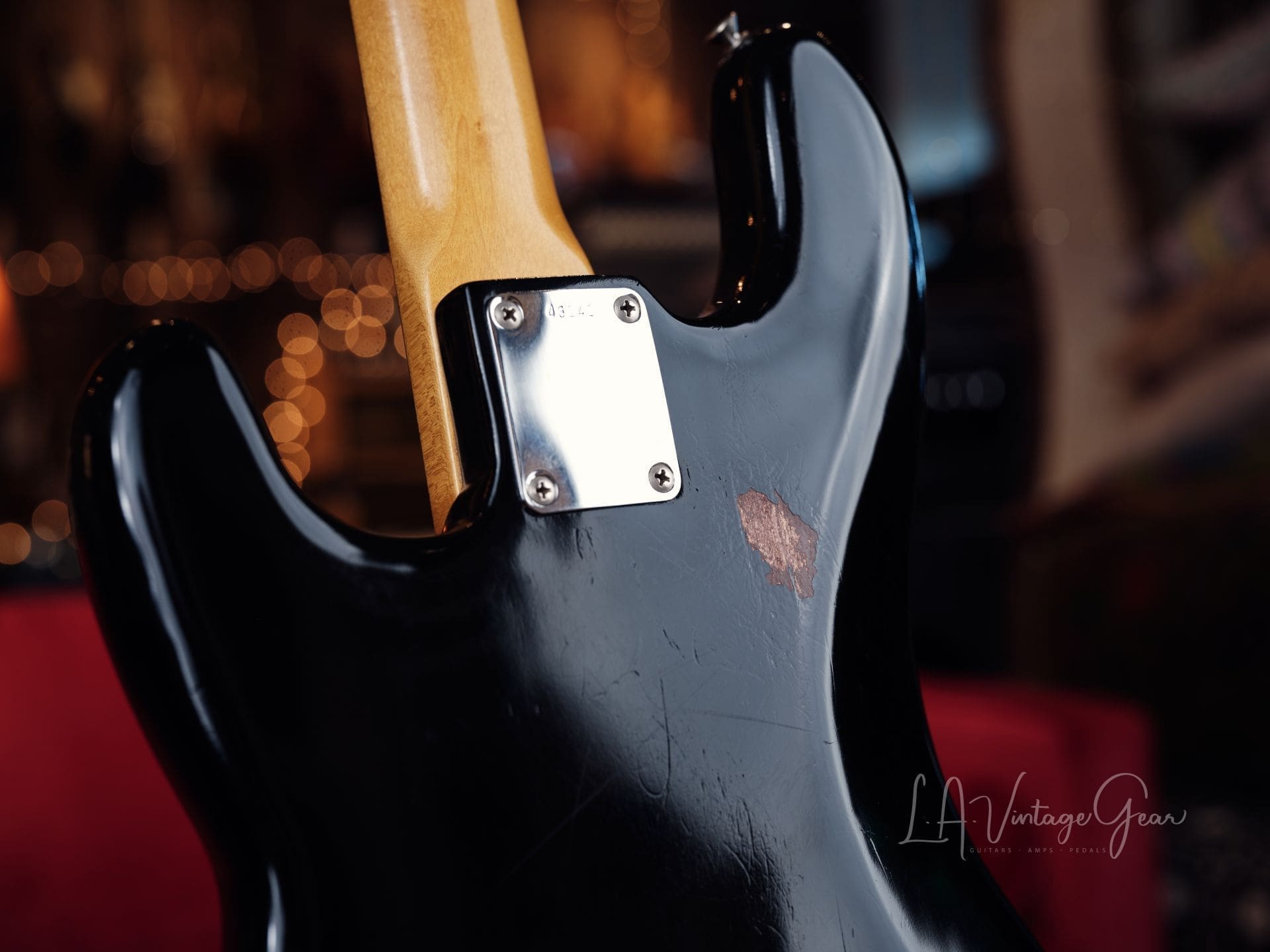 1960 Fender Precision Bass - Refinished in Black! - Image 16