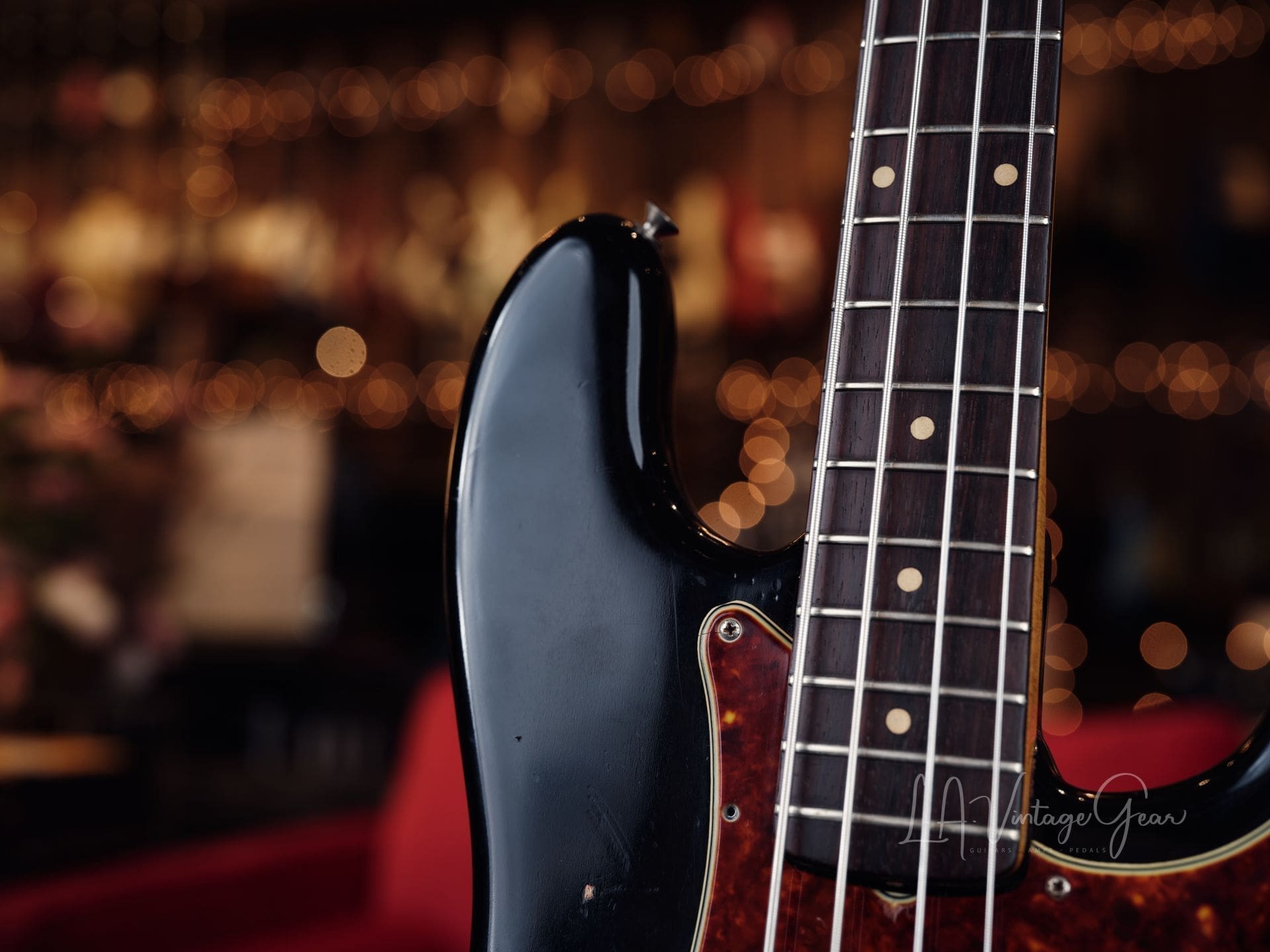 1960 Fender Precision Bass - Refinished in Black! - Image 8