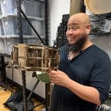 Ludwig 100th Anniversary Supraphonic LM402 Custom Snare 6.5″x14″ – Owned by Abe Laboriel Jr!