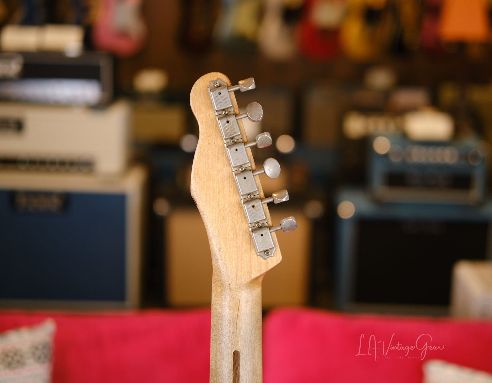 Danocaster Single Cut - In a Tangelo Sparkle Finish with Mono Gig Bag! - Image 10