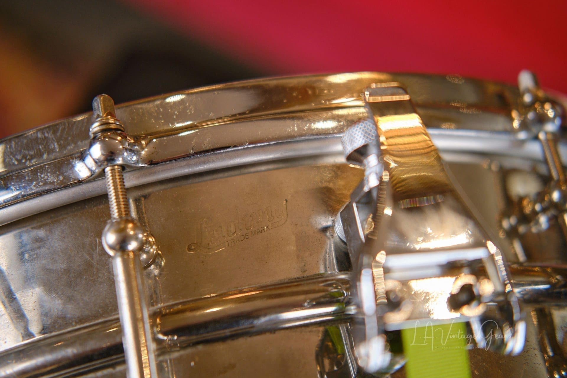 Ludwig All Around 1920's Nickel over Brass Snare 5"x14" - Owned by Abe Laboriel Jr! - Image 6