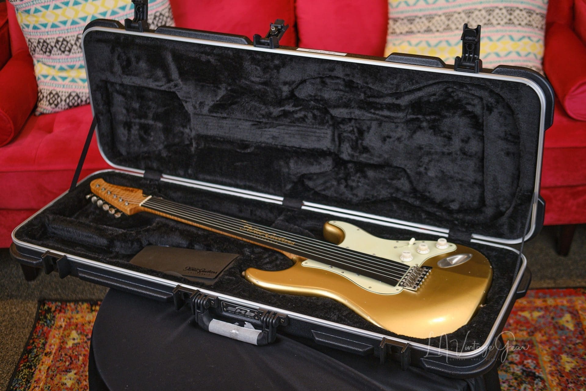 Xotic XSC1 S-Style Relic'd Electric Guitar - Aztec Gold #3076- New Build! - Image 14