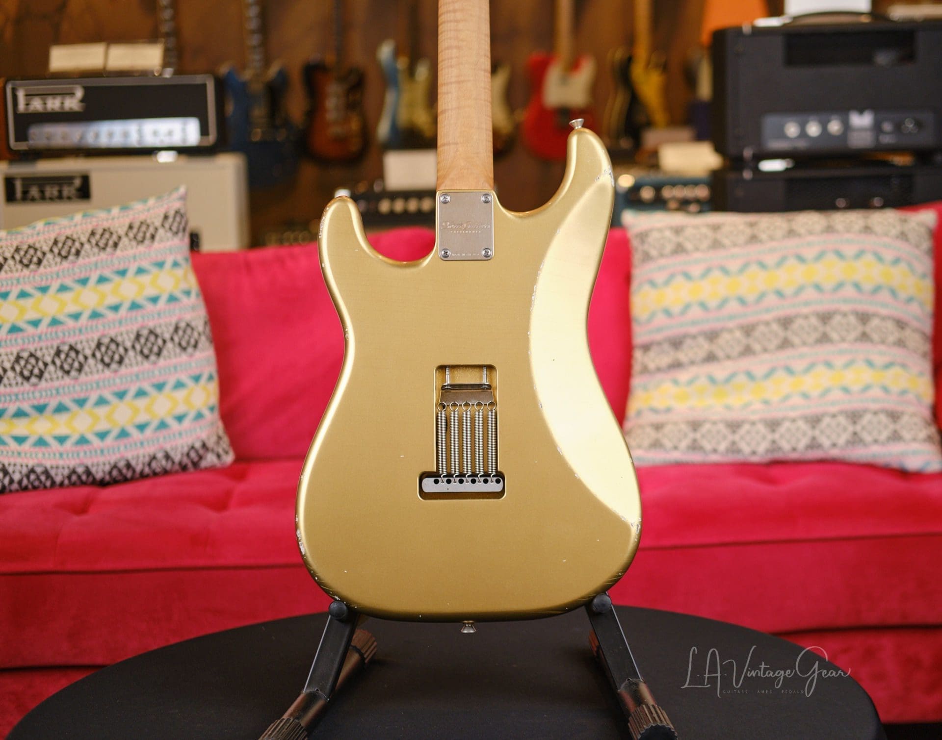 Xotic XSC1 S-Style Relic'd Electric Guitar - Aztec Gold #3076- New Build! - Image 8