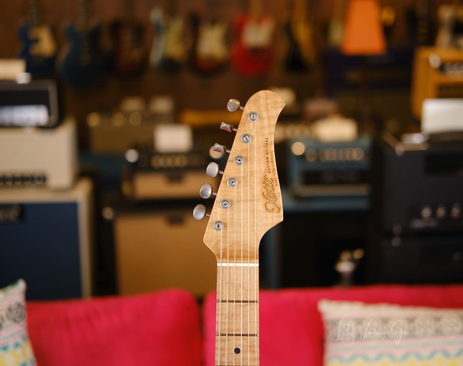 Xotic XSC1 S-Style Relic'd Electric Guitar - Aztec Gold #3076- New Build! - Image 5