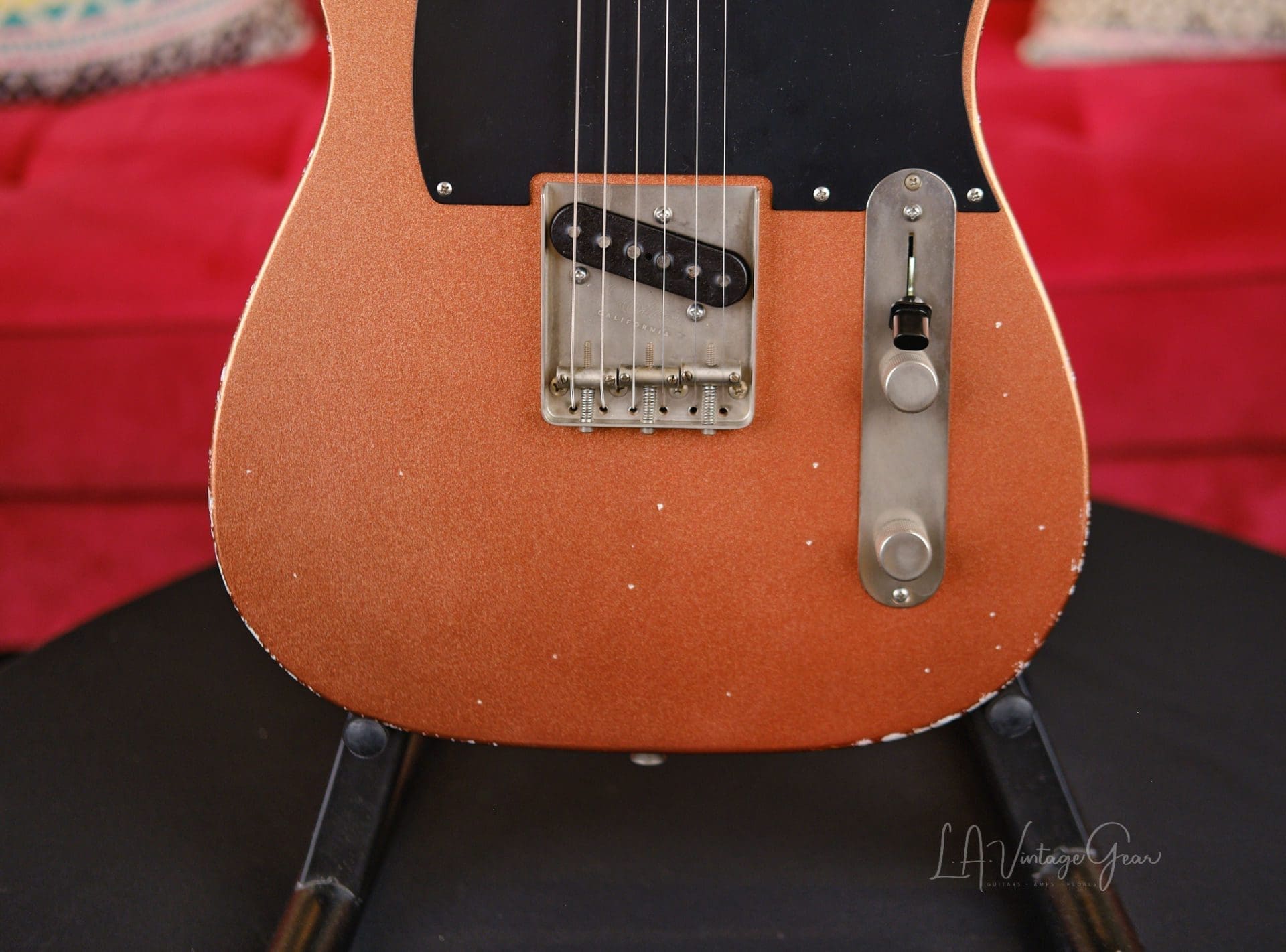 Xotic XTC-1 T-Style Electic Guitar - Medium Relic'd in a Copper Finish - New Build (#3069)! - Image 4