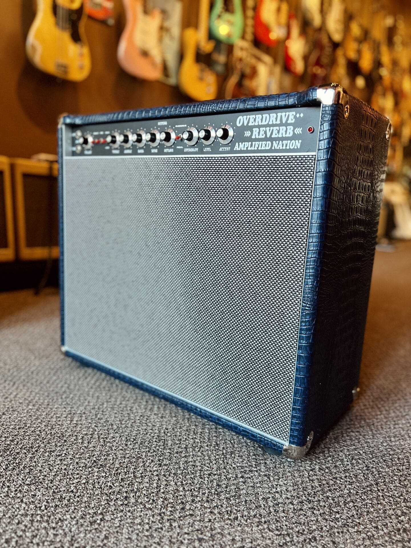 Amplified Nation Overdrive Reverb 50 Watt Combo - Blue Crocodile Tolex - Image 5